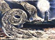 William Blake, The Lovers' Whirlwind, Francesca da Rimini and Paolo Malatesta